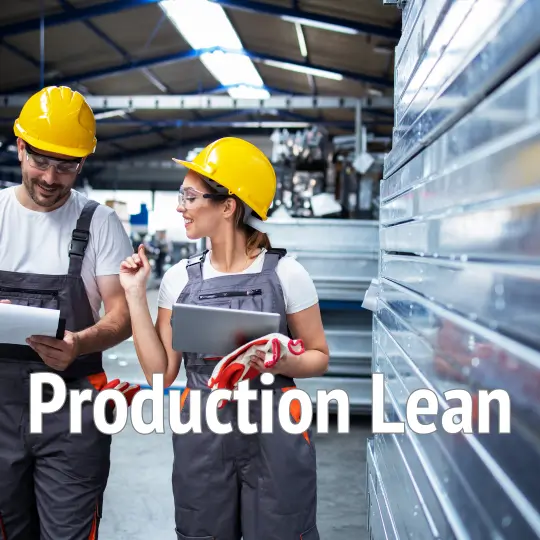 Production Lean, processus, améliorer